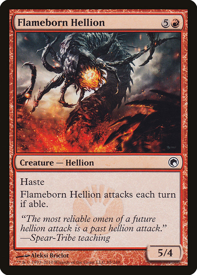 Flameborn Hellion - Scars of Mirrodin