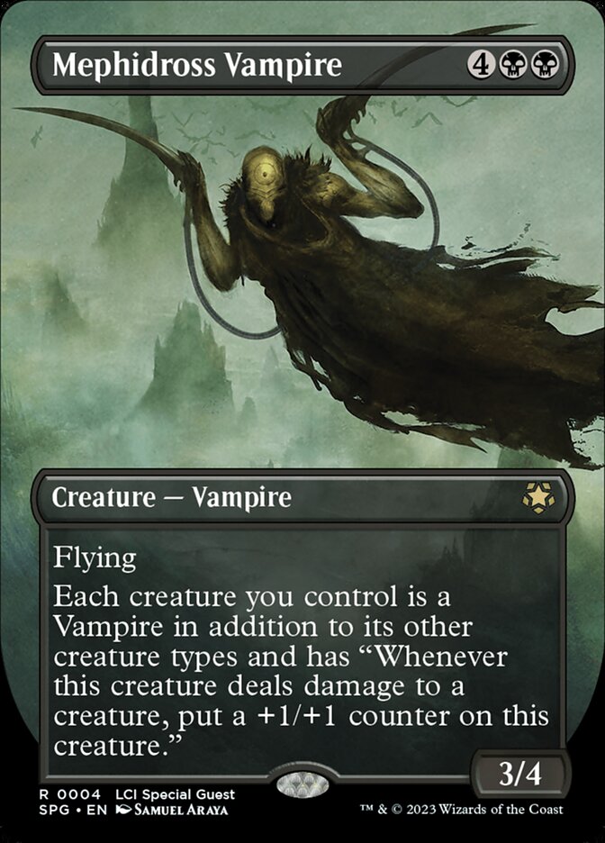 Mephidross Vampire - MTG Card versions