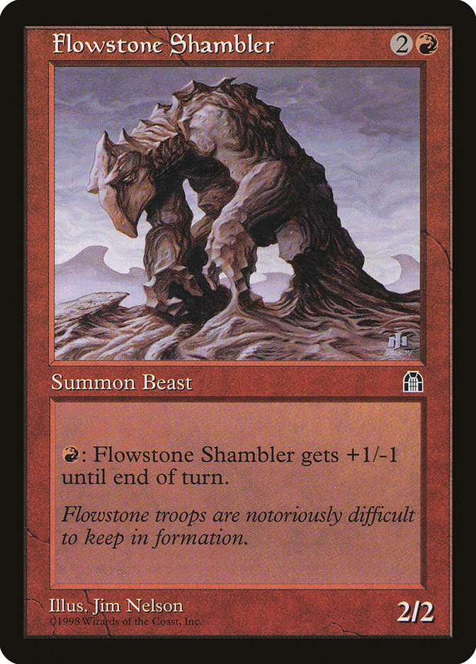 Flowstone Shambler - Stronghold (STH)