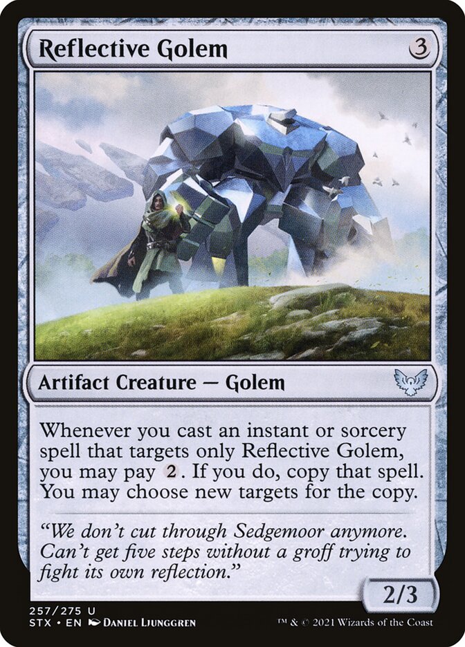 Reflective Golem - Strixhaven: School of Mages