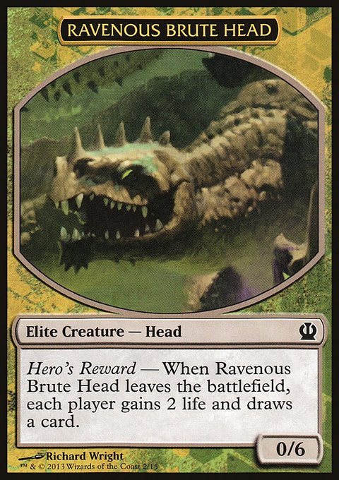 Ravenous Brute Head - Face the Hydra