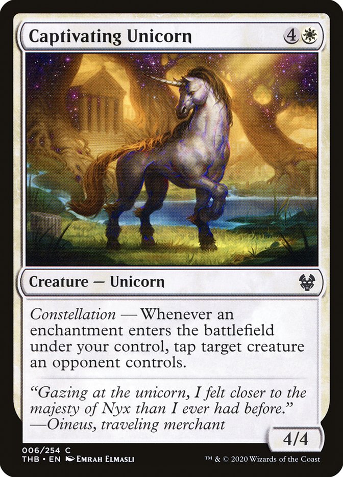 Captivating Unicorn - Theros Beyond Death (THB)