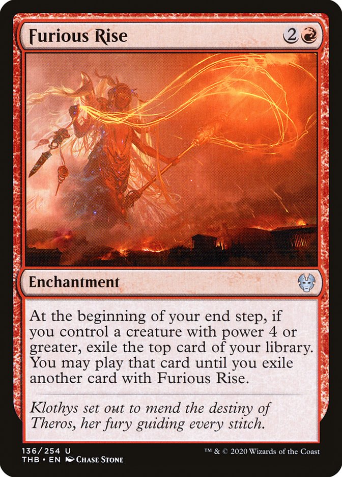 Furious Rise - Theros Beyond Death (THB)