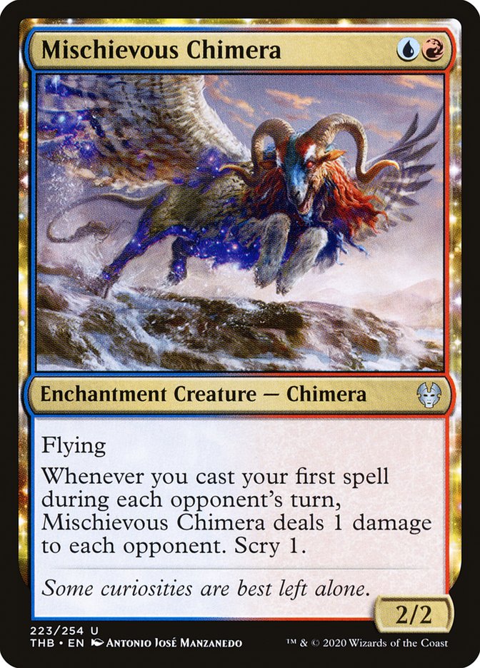 Mischievous Chimera - Theros Beyond Death