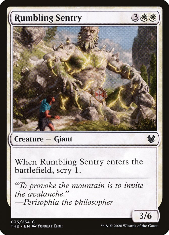 Rumbling Sentry - Theros Beyond Death