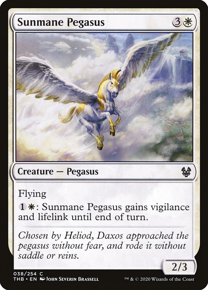 Sunmane Pegasus - Theros Beyond Death