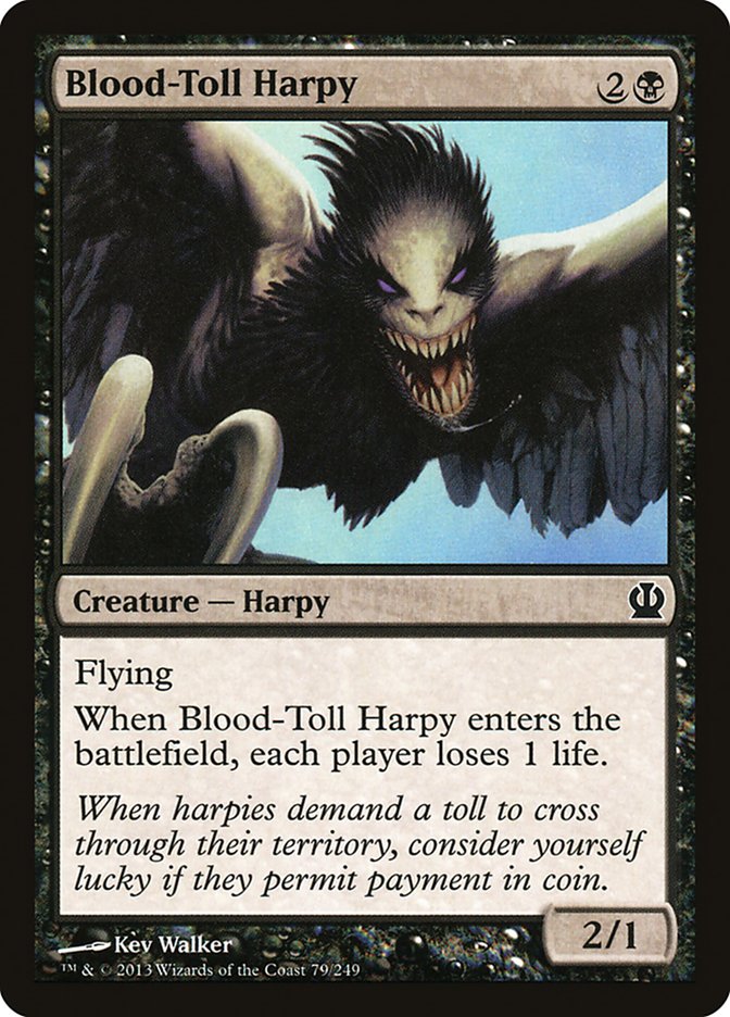 Blood-Toll Harpy - Theros (THS)