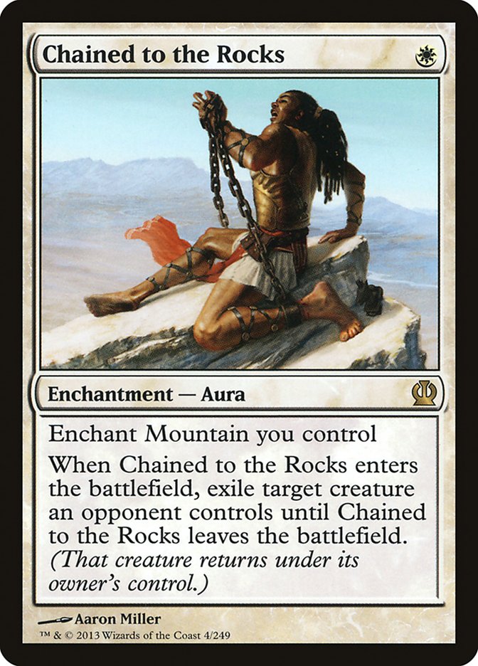 Chained to the Rocks - MTG Card versions