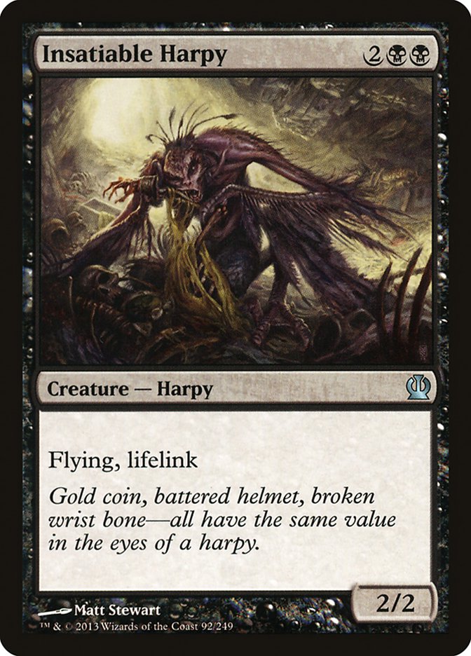 Insatiable Harpy - Theros