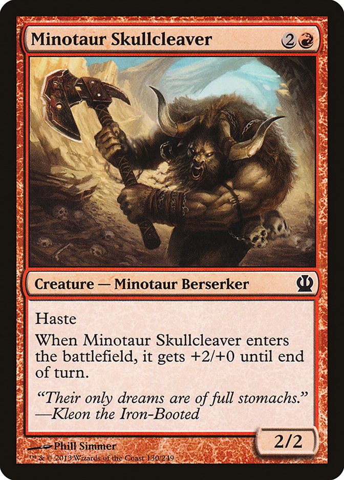 Minotaur Skullcleaver - Theros (THS)