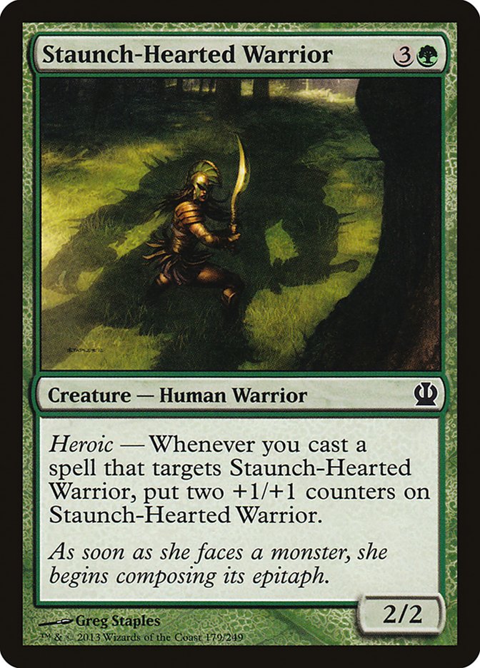 Staunch-Hearted Warrior - Theros (THS)