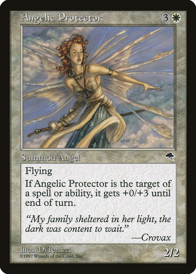 Angelic Protector - MTG Card versions