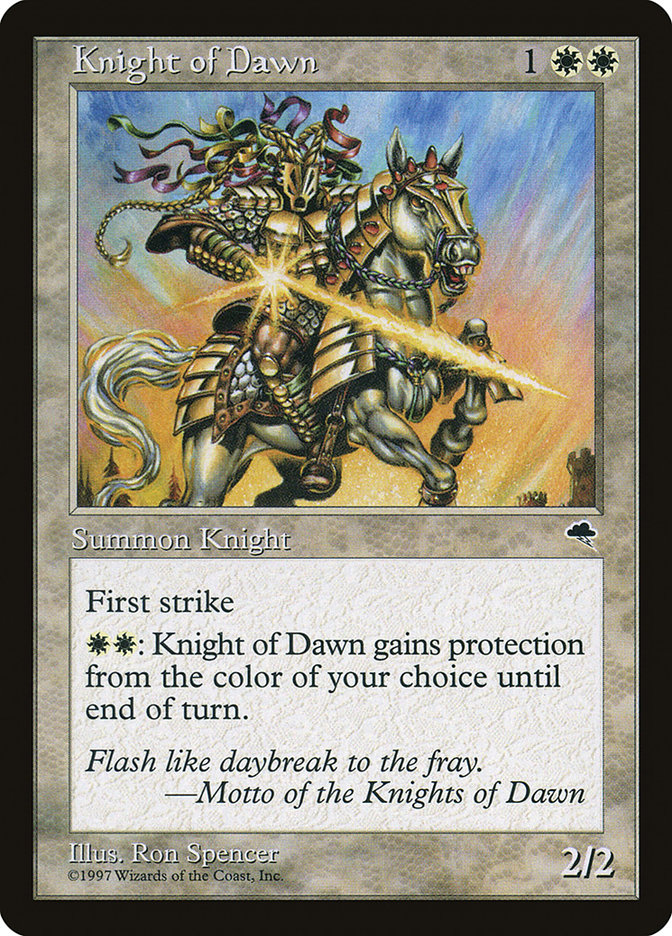 Knight of Dawn - Tempest (TMP)