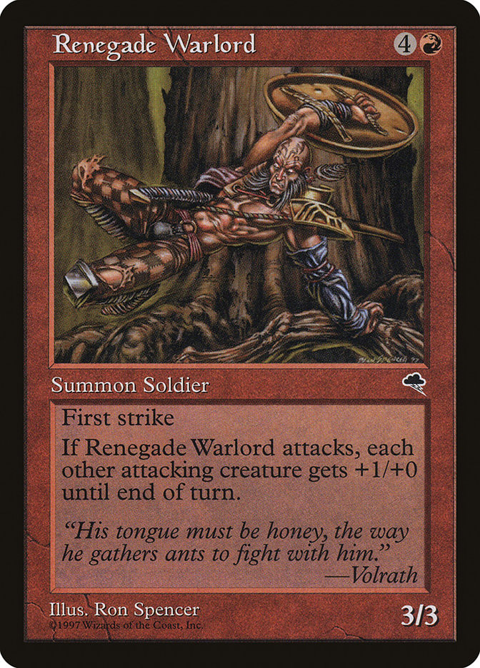 Renegade Warlord - Tempest (TMP)