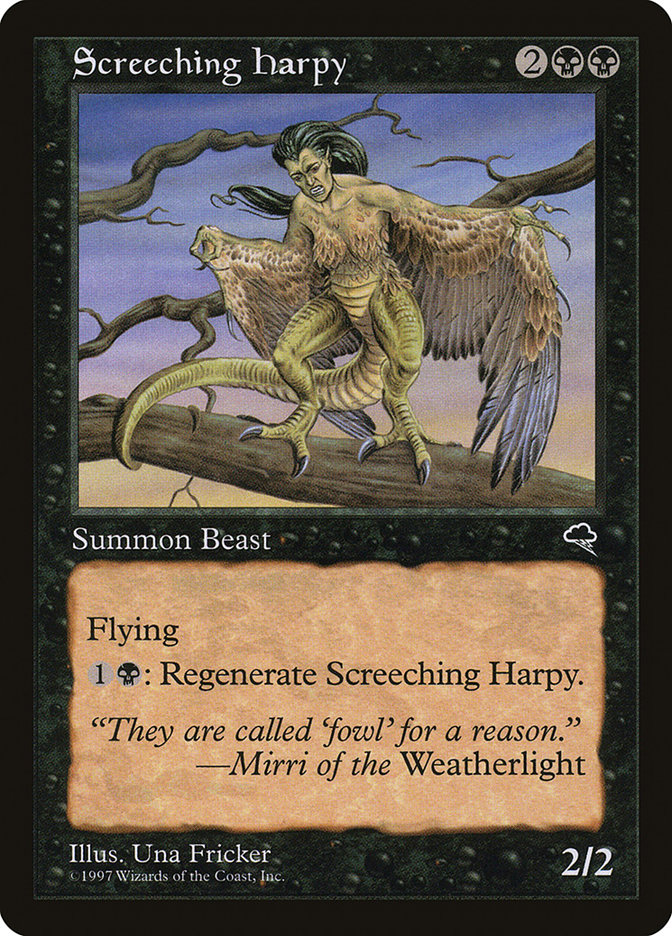 Screeching Harpy - Tempest (TMP)