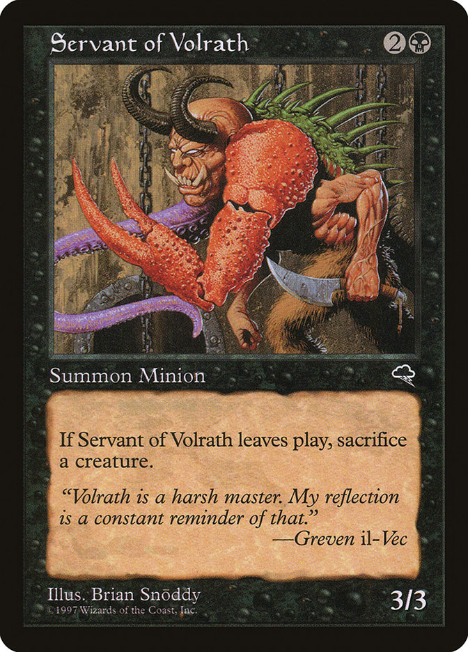 Servant of Volrath - Tempest