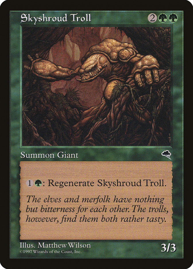 Skyshroud Troll - Tempest (TMP)