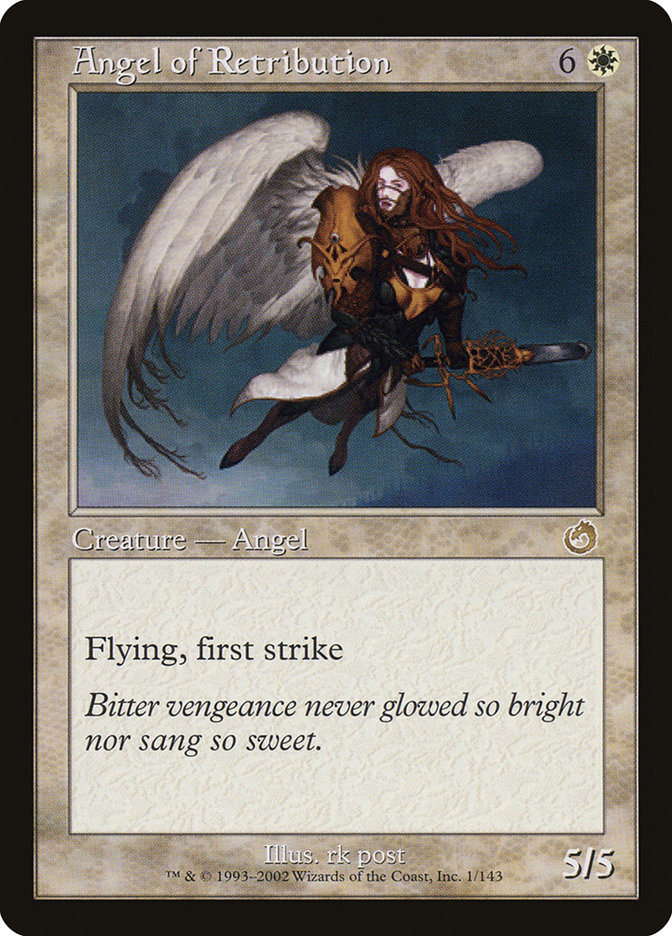 Angel of Retribution - MTG Card versions