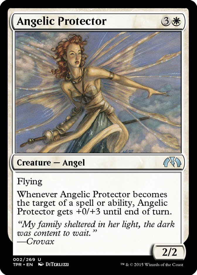 Angelic Protector - MTG Card versions
