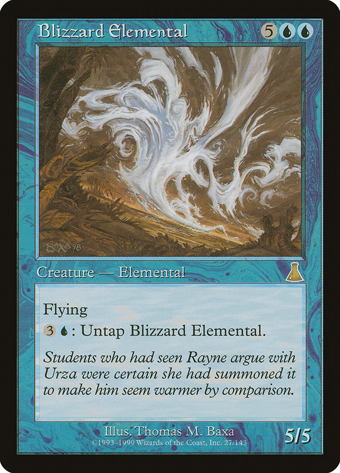 Elemental de ventisca - Urza's Destiny (UDS)