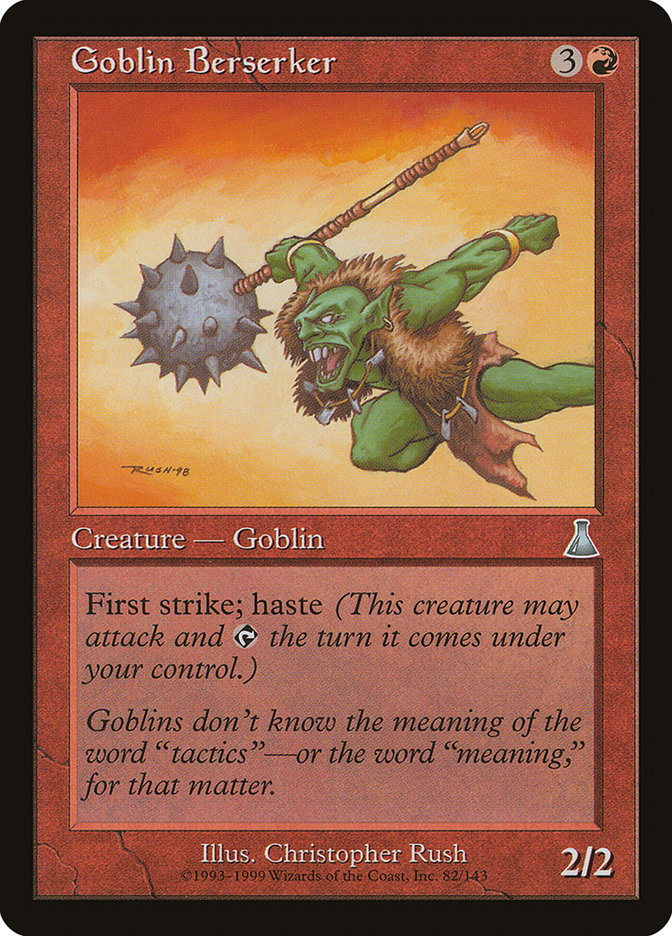 Goblin Enfurecido - Urza's Destiny