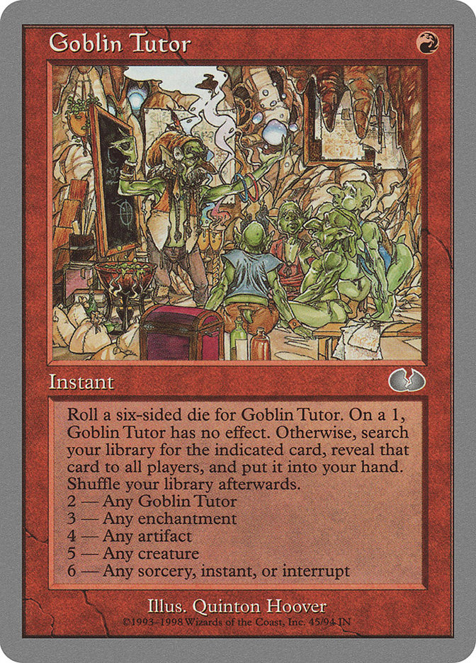 Goblin Tutor - Unglued (UGL)