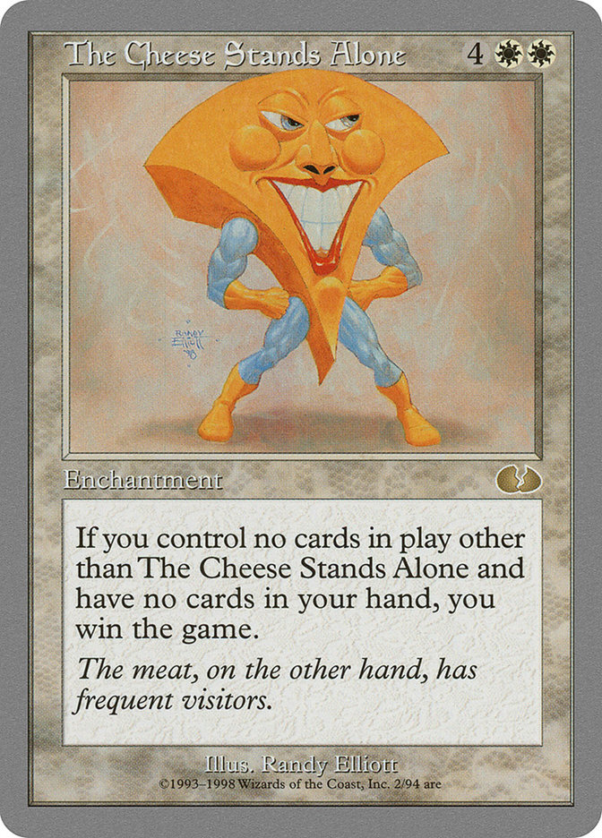 The Cheese Stands Alone - MTG Card versions