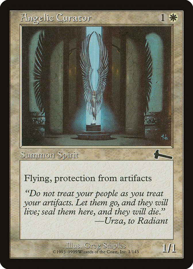 Angelic Curator - MTG Card versions