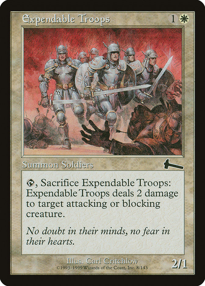Expendable Troops - Urza's Legacy