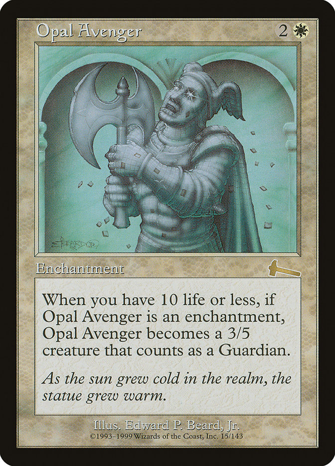 Opal Avenger - Urza's Legacy