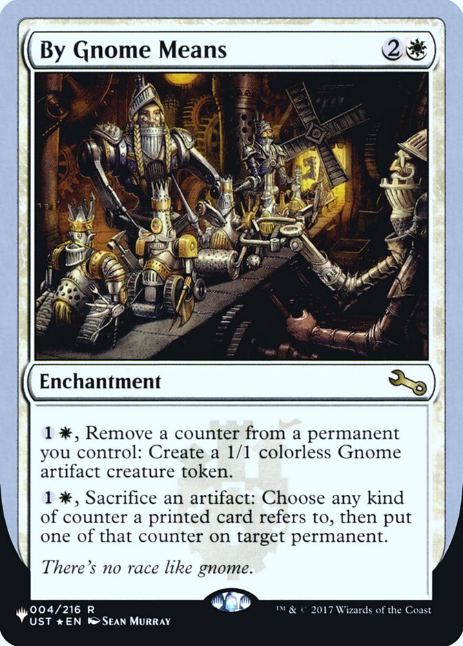 By Gnome Means - MTG Card versions