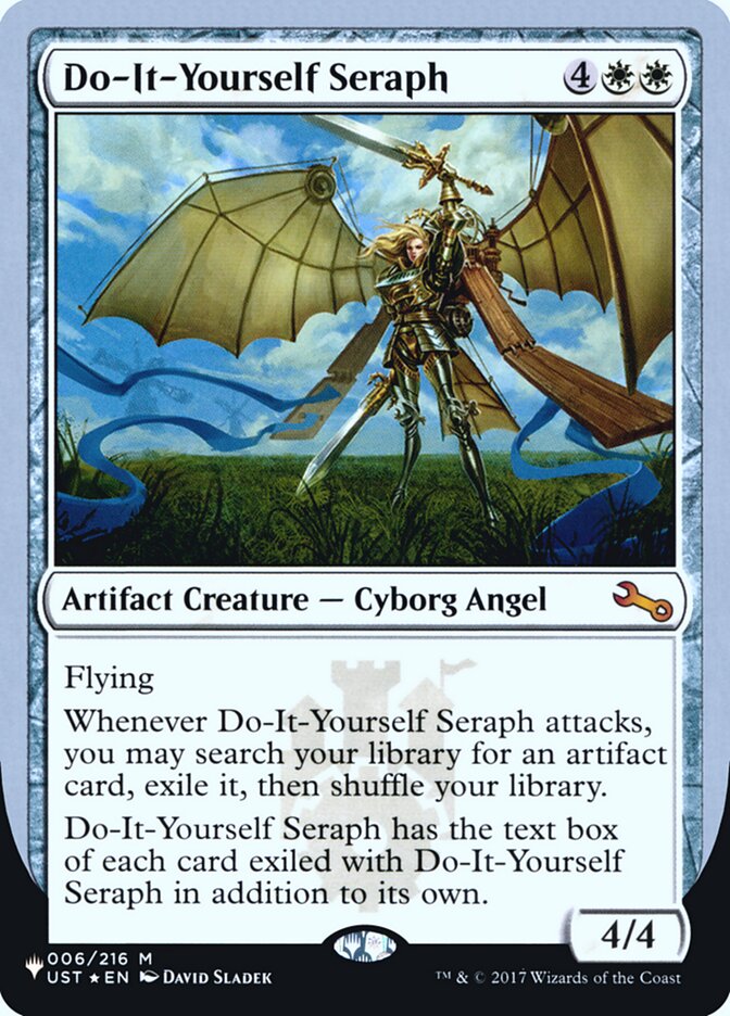 Do-It-Yourself Seraph - MTG Card versions
