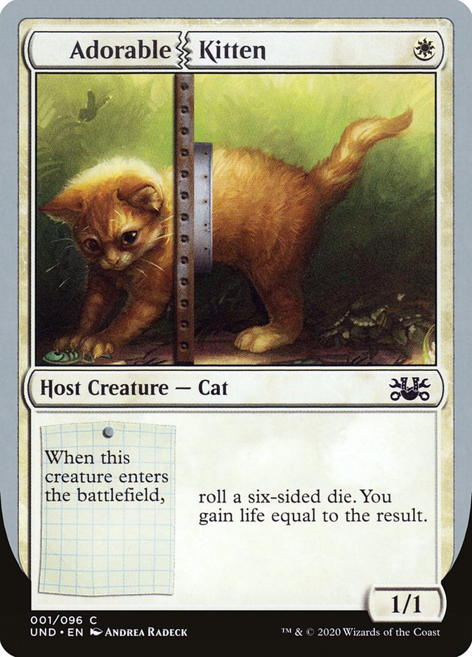Adorable Kitten - MTG Card versions