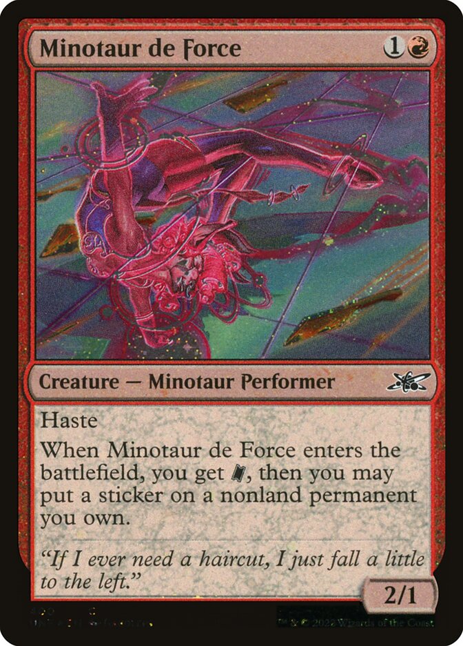 Minotaur de Force - Unfinity (UNF)