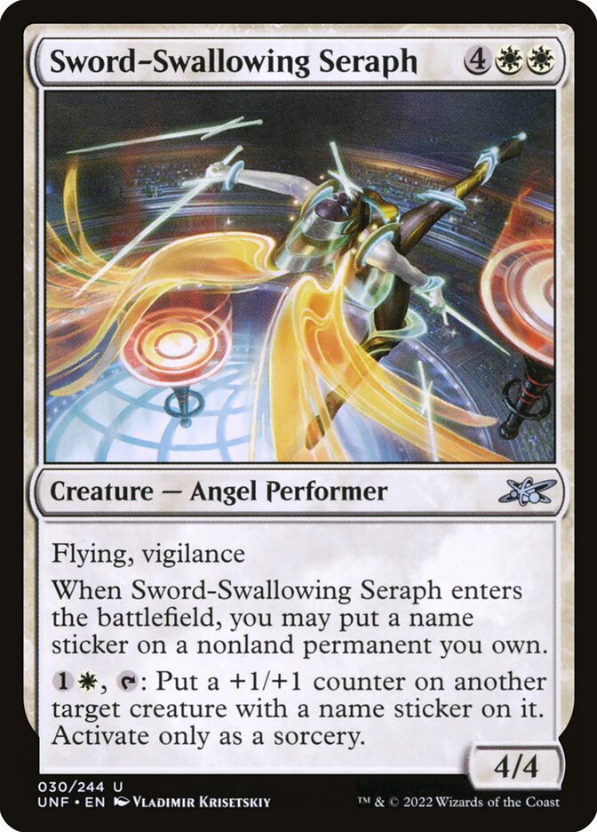 Sword-Swallowing Seraph - Unfinity (UNF)