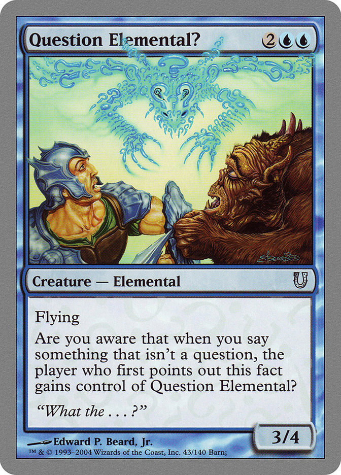 Question Elemental? - Unhinged (UNH)