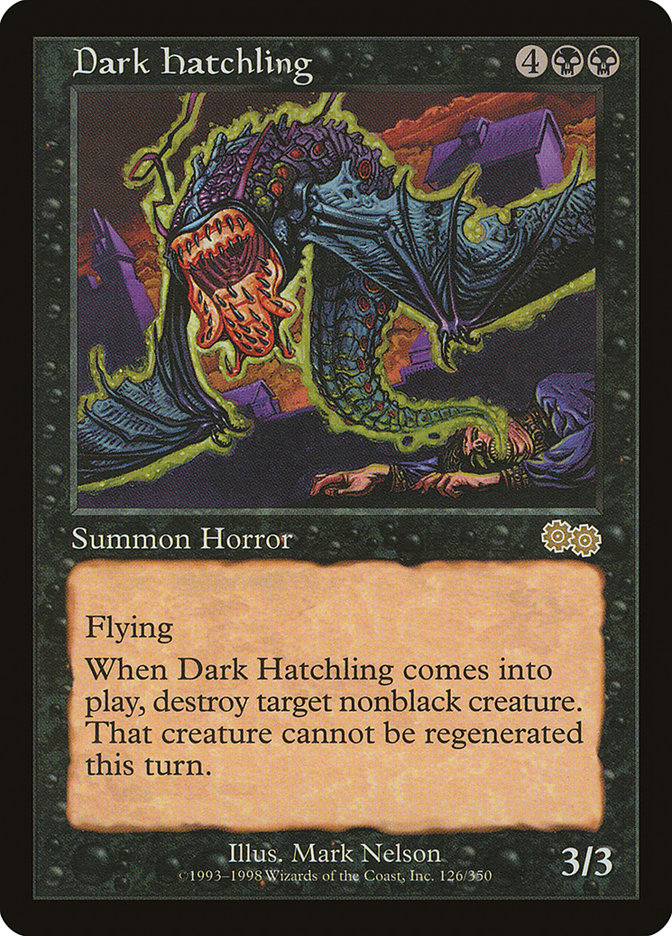 Dark Hatchling - Urza's Saga (USG)