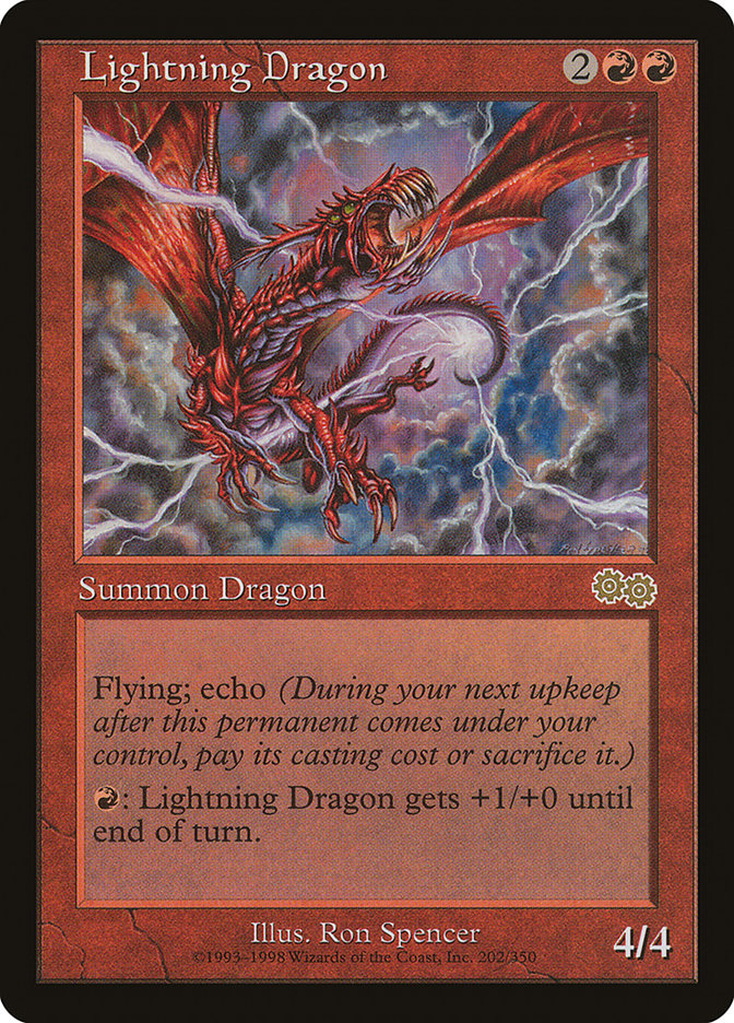 Lightning Dragon - Urza's Saga (USG)