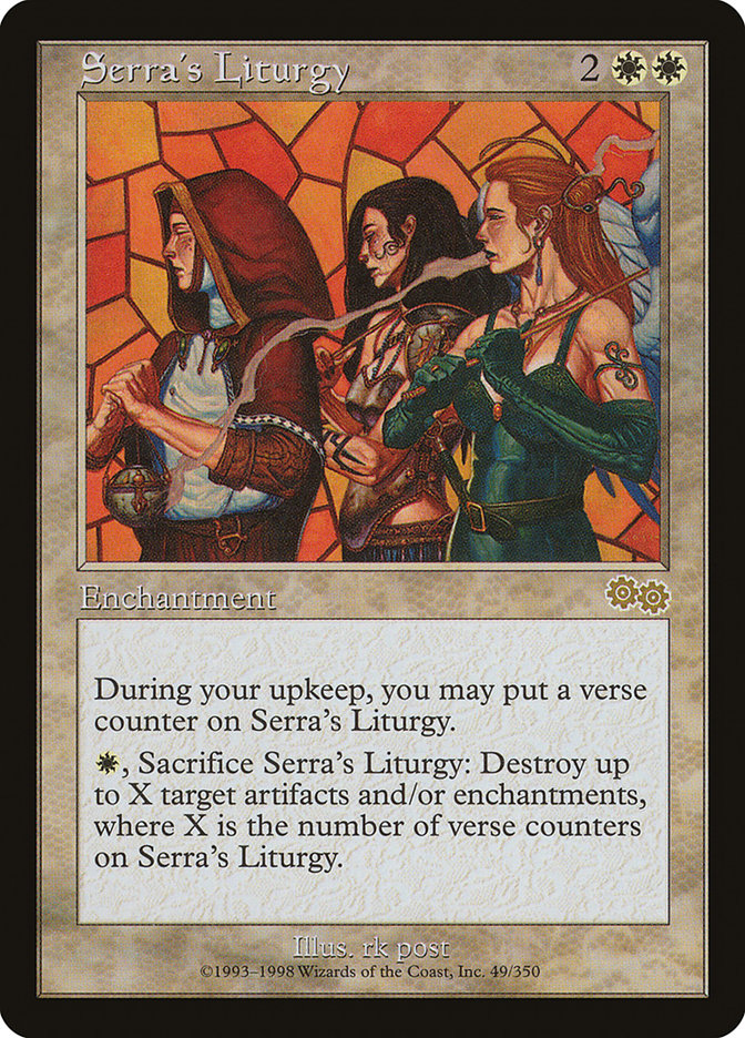 Serra's Liturgy - Urza's Saga