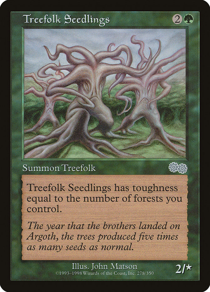 Treefolk Seedlings - Urza's Saga (USG)