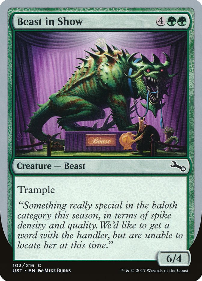 Beast in Show - Unstable (UST)
