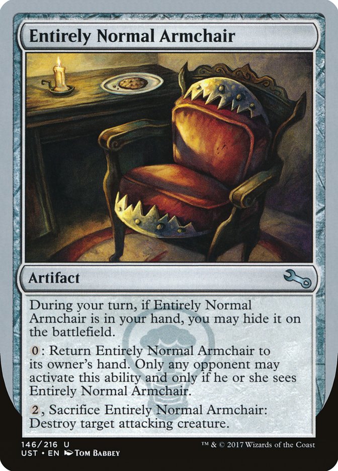 Entirely Normal Armchair - Unstable (UST)