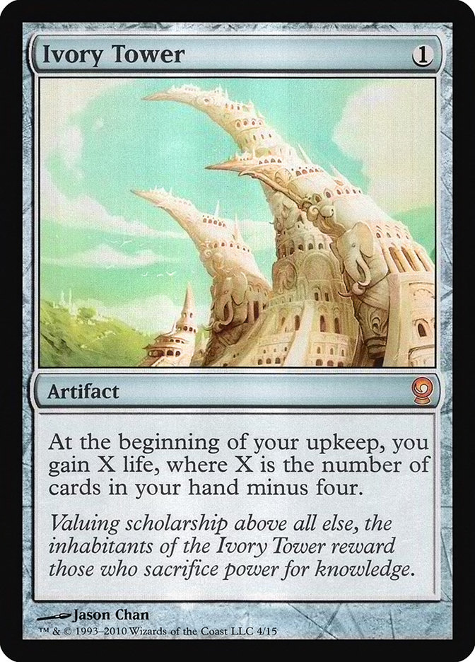 Ivory Tower - MTG Card versions