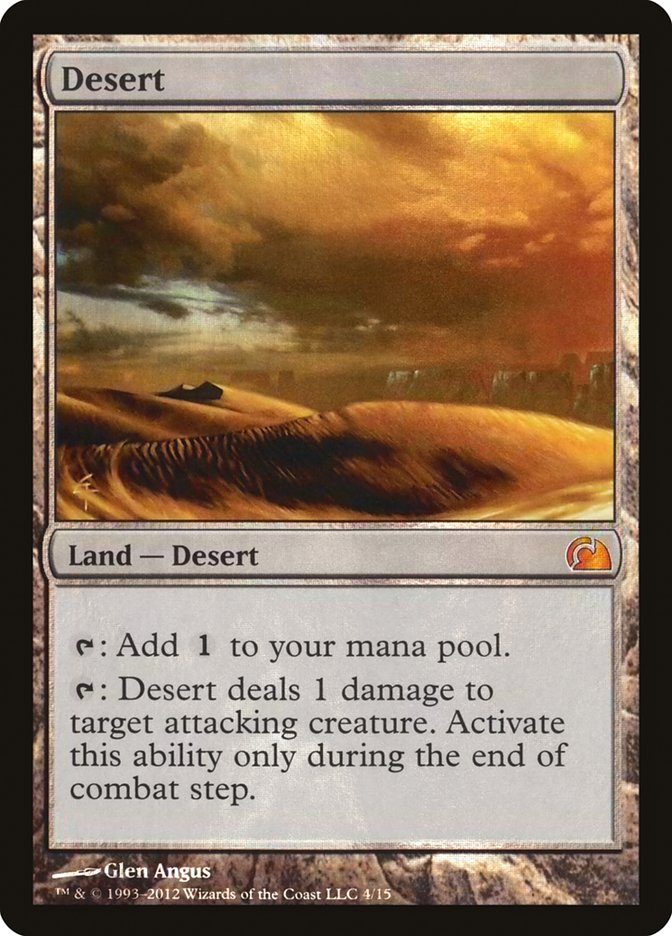 Desert - MTG Card versions