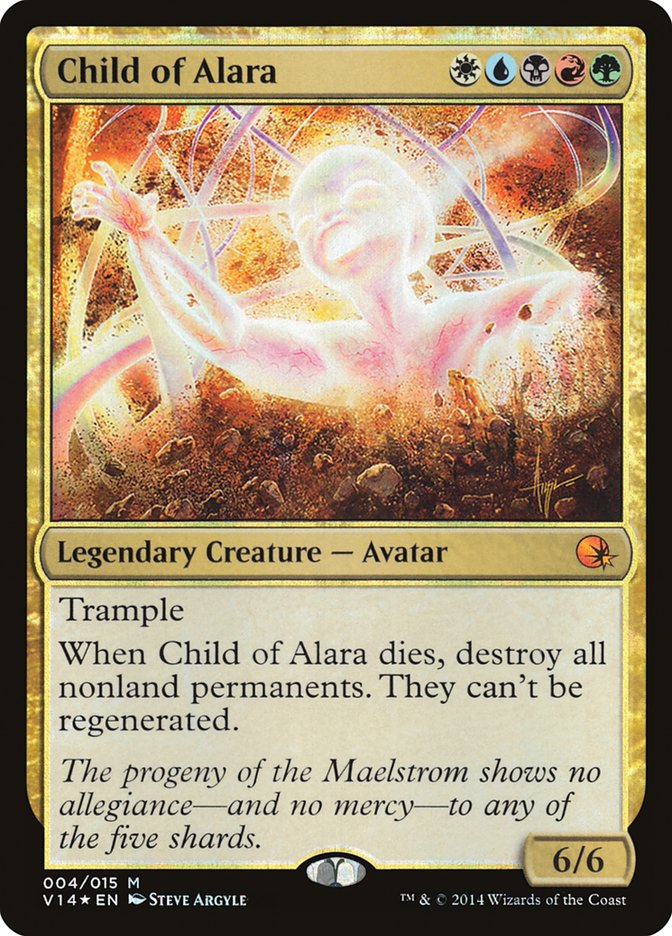 Child of Alara - MTG Card versions
