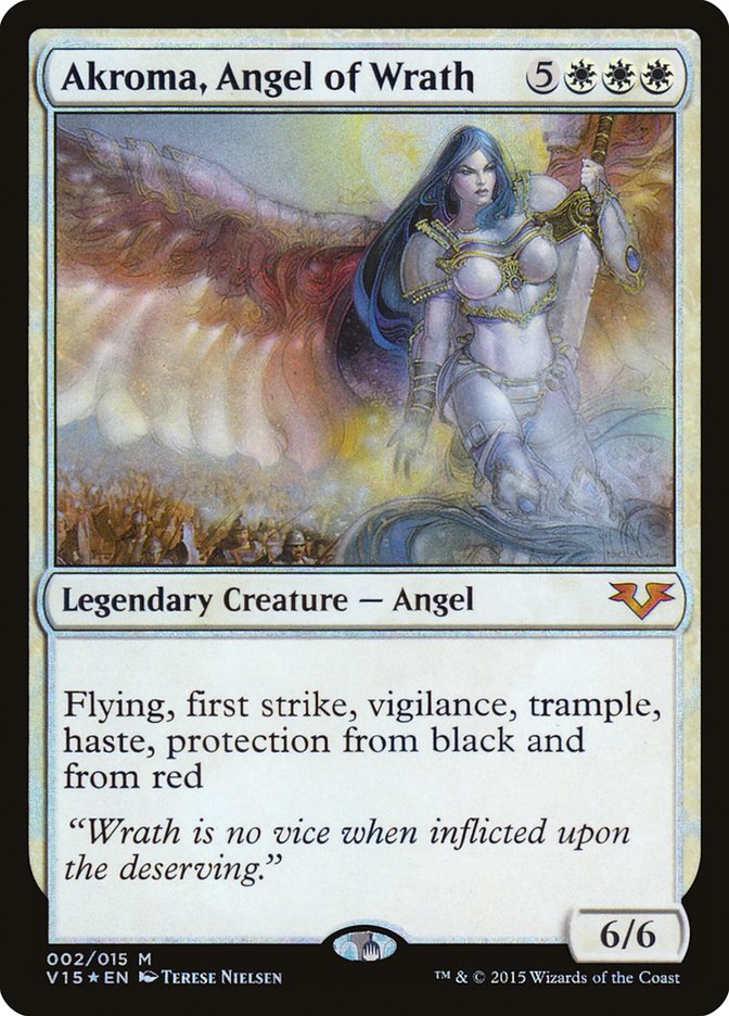 Akroma, Angel of Wrath - MTG Card versions