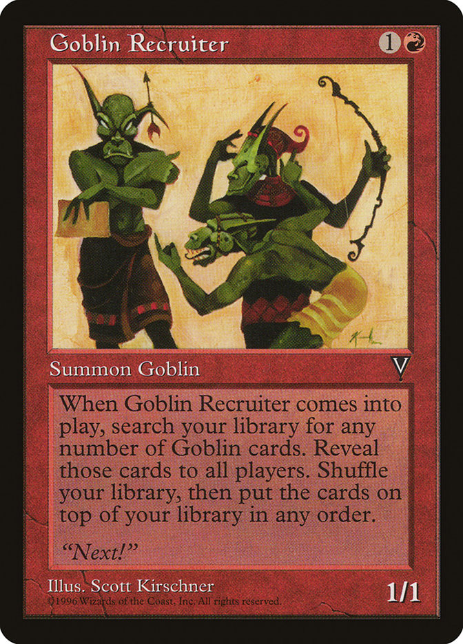 Goblin Recruiter - Visions (VIS)