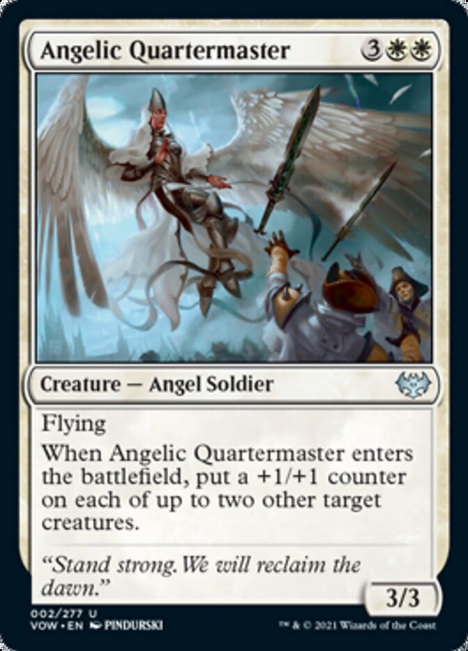 Angelic Quartermaster - MTG Card versions