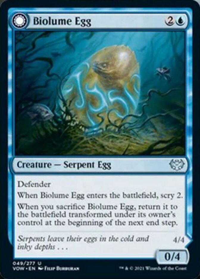 Biolume Egg // Biolume Serpent - Innistrad: Crimson Vow (VOW)