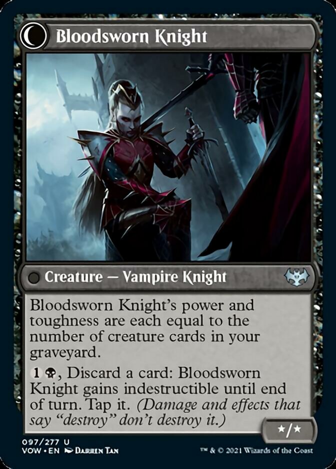 Bloodsworn Squire // Bloodsworn Knight
